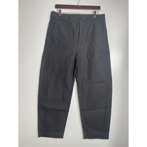MADEWELL The Arc Pants Size 31x30 NEW Cotton Twill Washed Black Casual NX965
